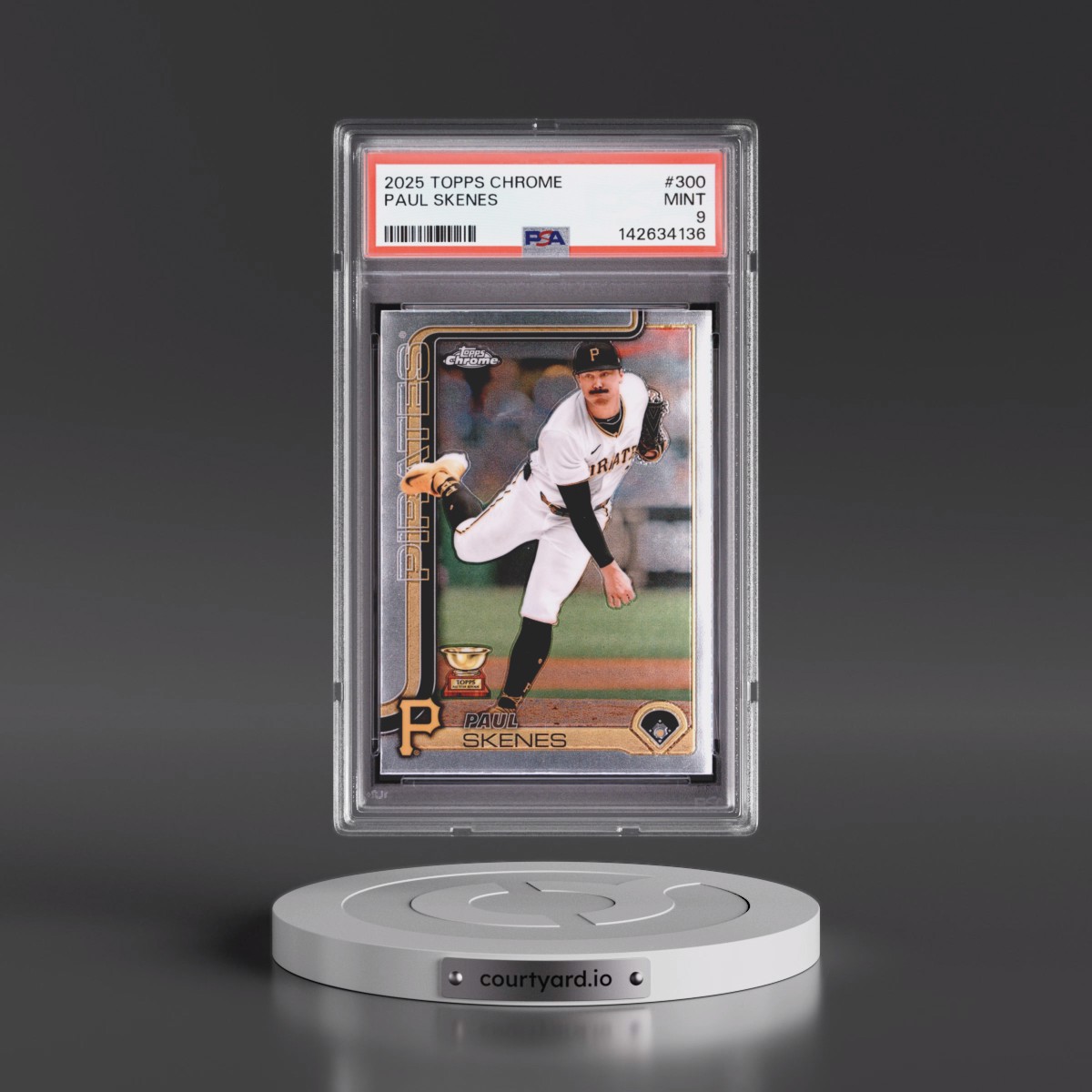 2025 Topps Chrome #300 Paul Skenes (PSA 9 MINT)