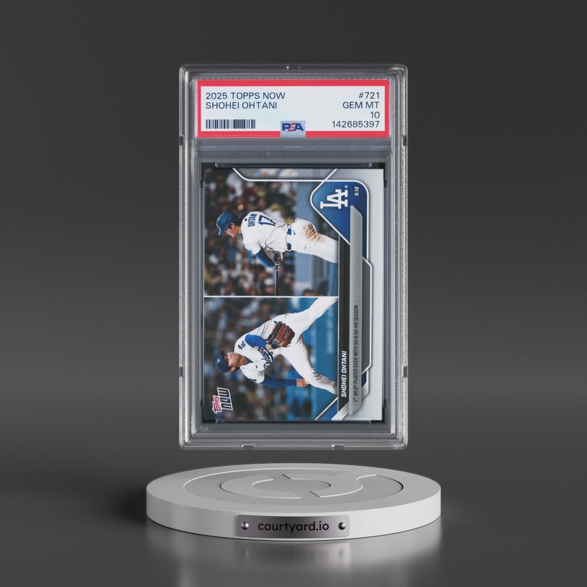 2025 Topps Now #721 Shohei Ohtani (PSA 10 GEM MINT)