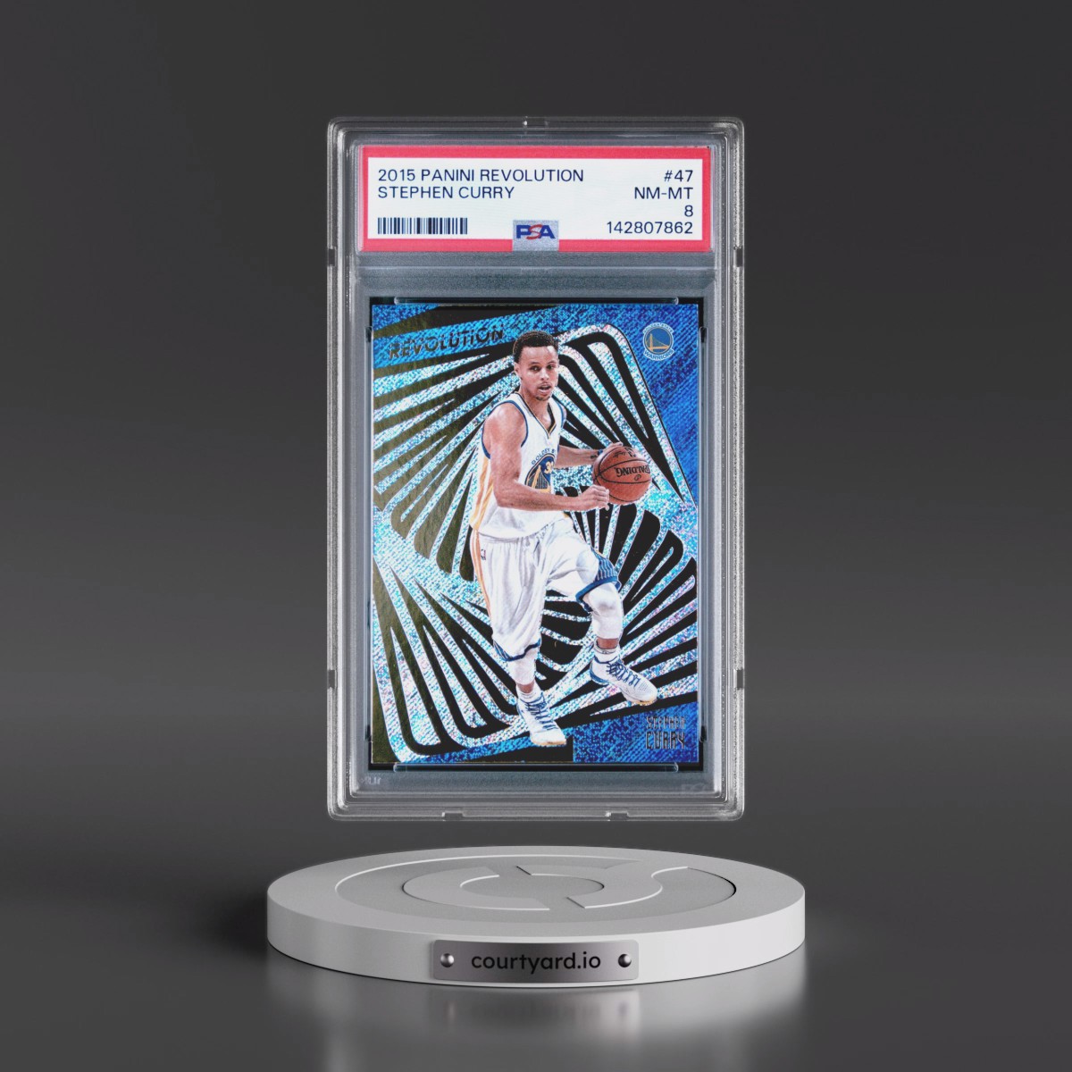 2015 Panini Revolution Stephen Curry #47 PSA 8