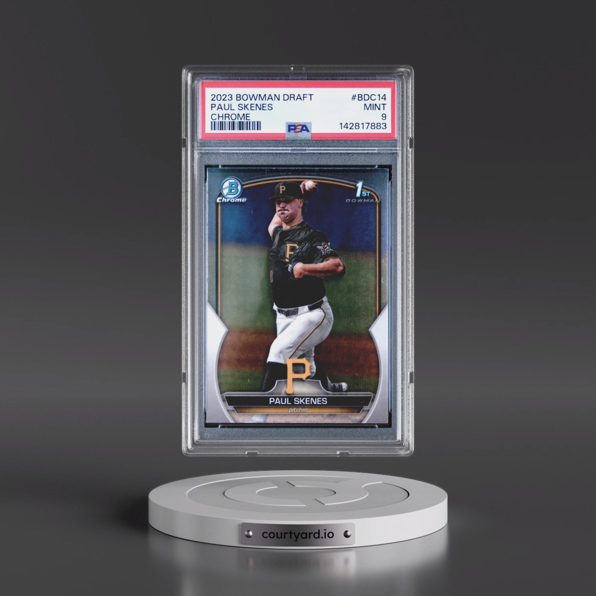 2023 Bowman Draft #BDC14 Paul Skenes - Chrome (PSA 9 MINT)