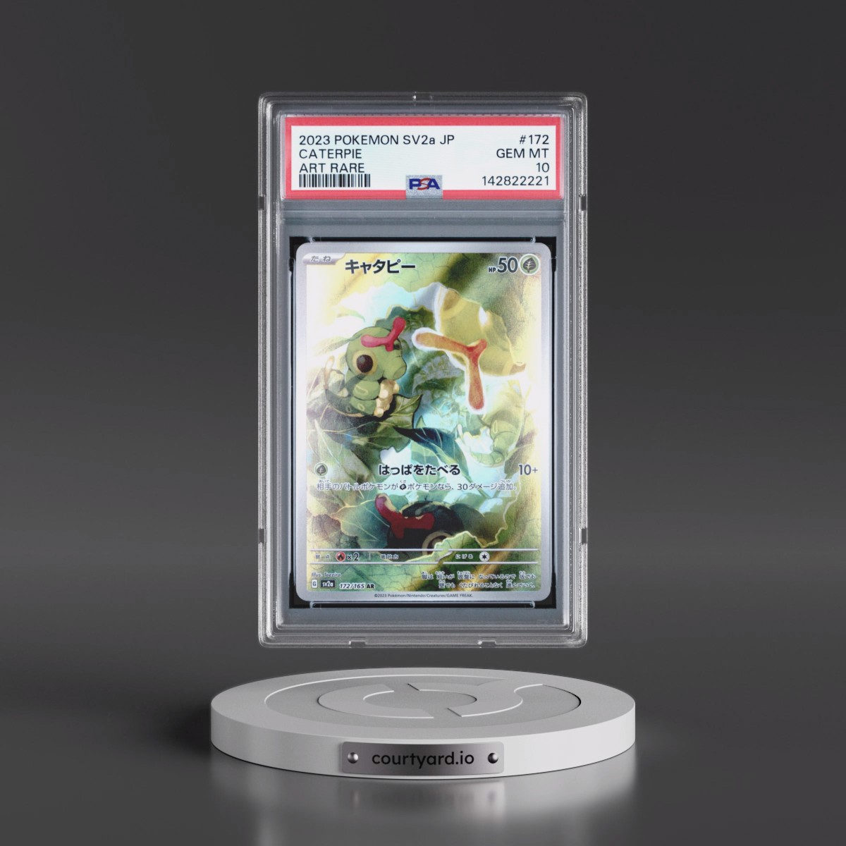 2023 Pokémon Sv2a-Pokémon Card 151 #172 Caterpie - Art Rare (PSA 10 GEM MINT)