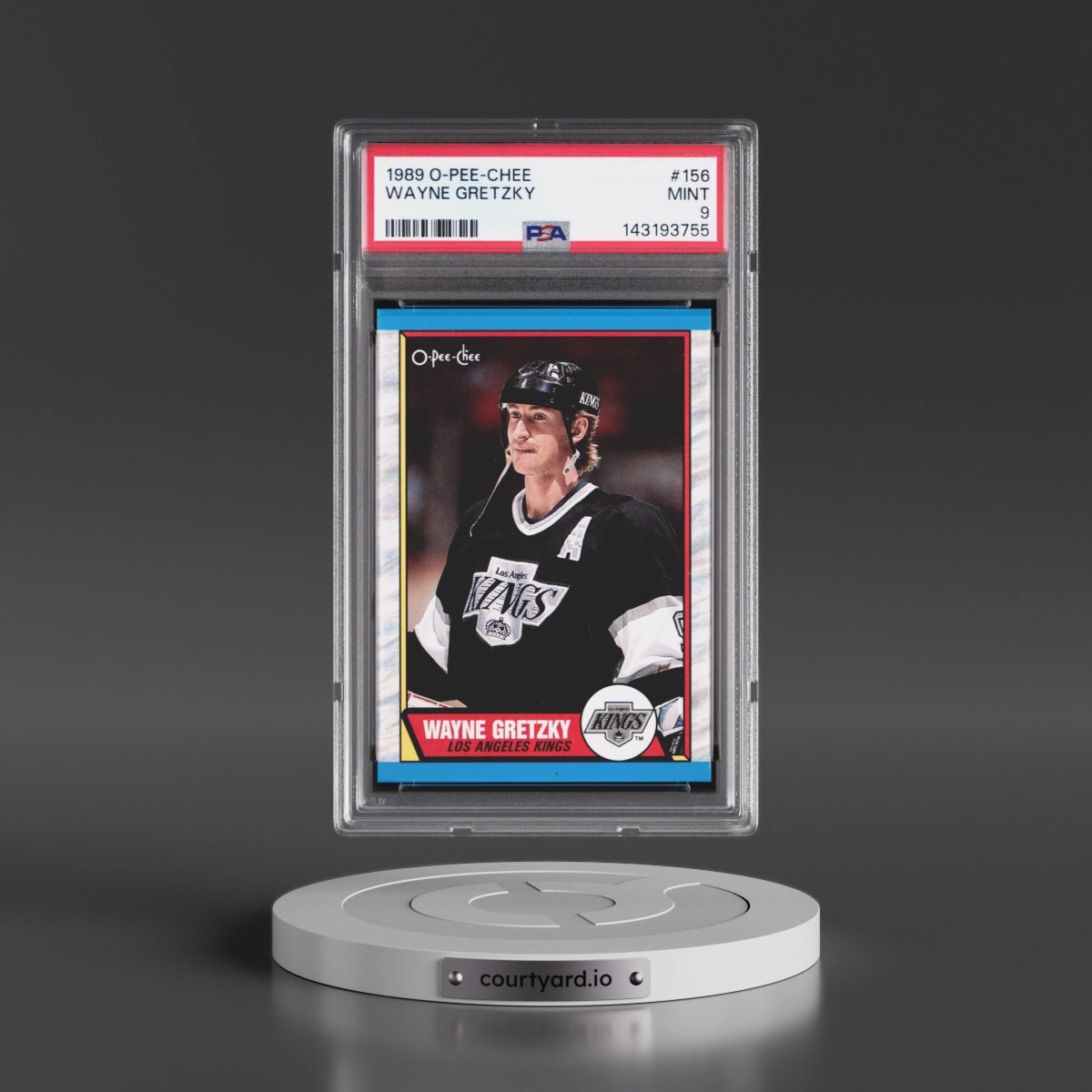 1989 O-Pee-Chee #156 Wayne Gretzky (PSA 9 MINT)