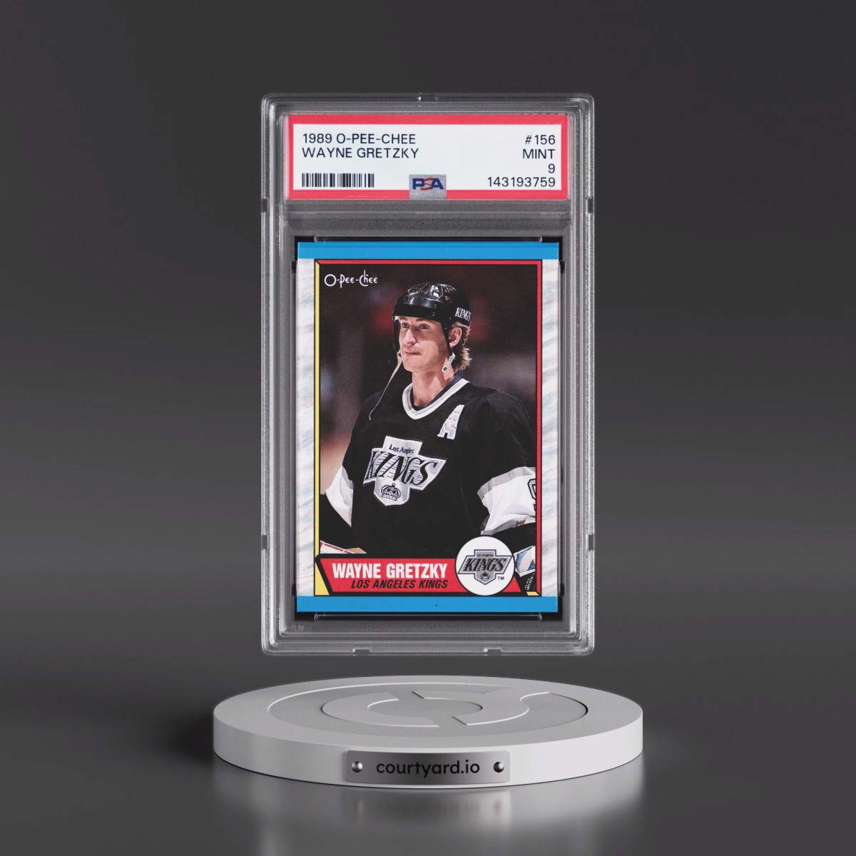 1989 O-Pee-Chee #156 Wayne Gretzky (PSA 9 MINT)