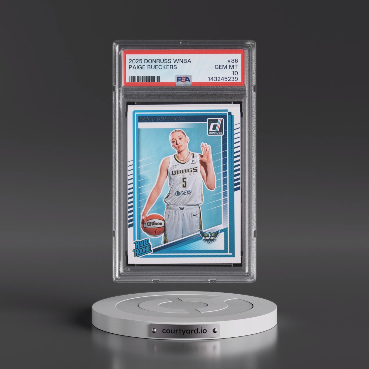 2025 Panini Donruss WNBA #86 Paige Bueckers (PSA 10 GEM MINT)