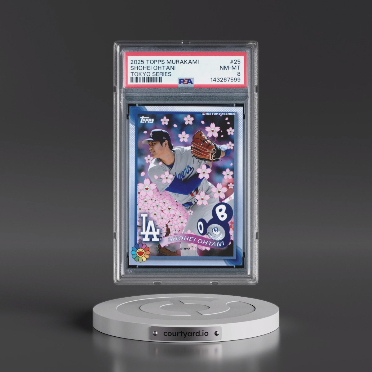 2025 Topps Takashi Murakami + MLB World Tour Tokyo Series #25 Shohei Ohtani (PSA 8 NM-MT)