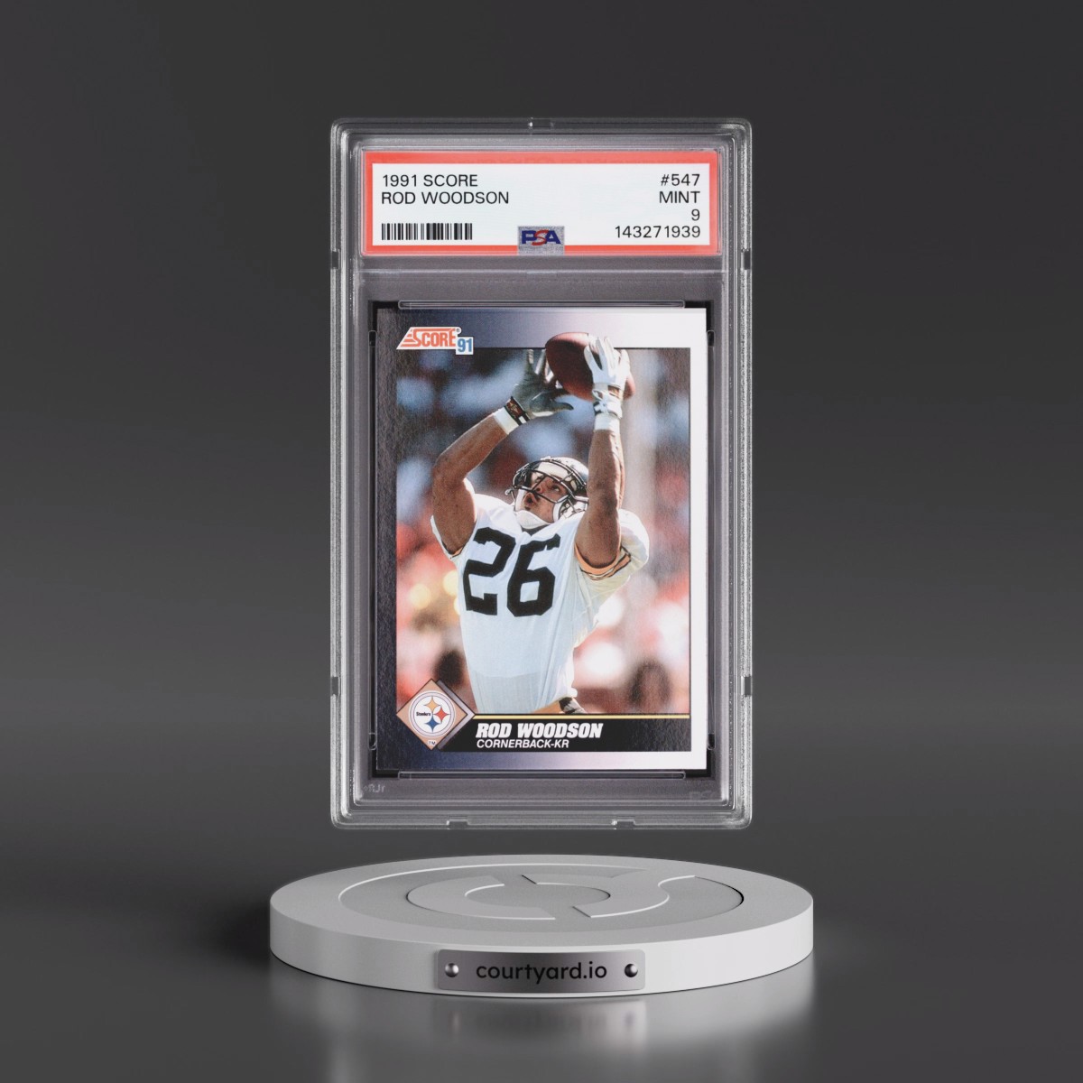 1991 Score #547 Rod Woodson (PSA 9 MINT)