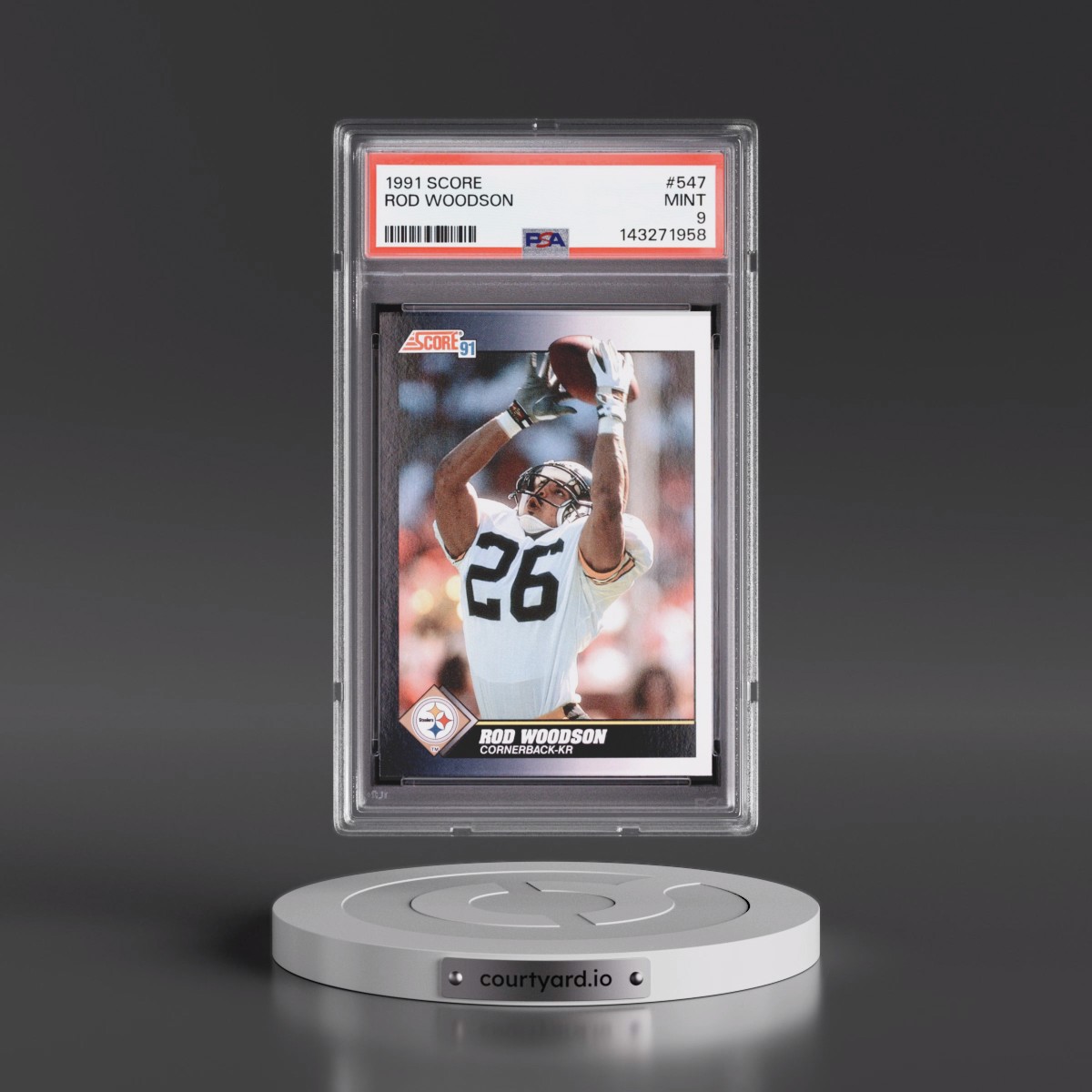 1991 Score #547 Rod Woodson (PSA 9 MINT)