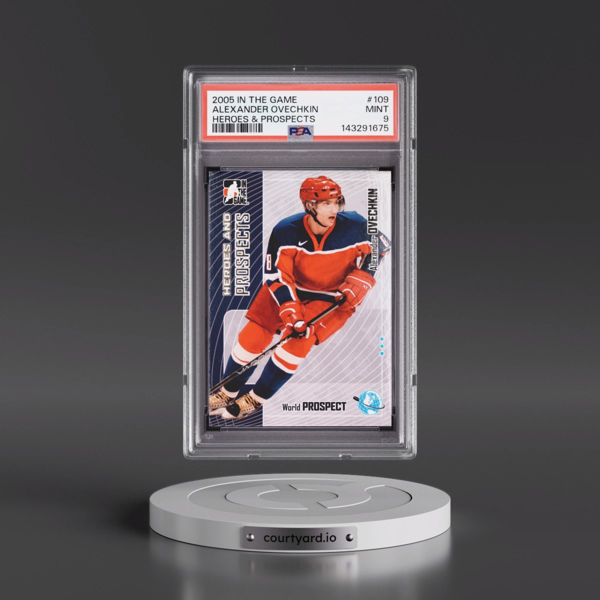 2005 In the Game Heroes & Prospects #109 Alexander Ovechkin (PSA 9 MINT)