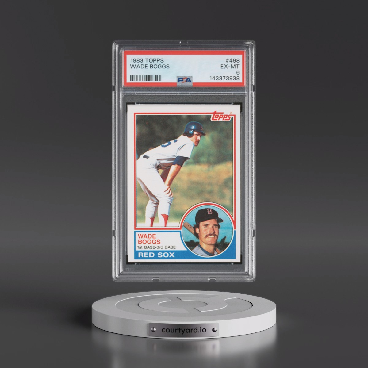 1983 Topps #498 Wade Boggs (PSA 6 EX-MT)