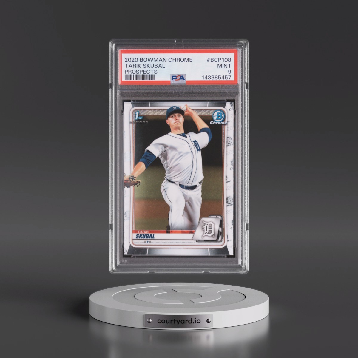 2020 Bowman Chrome Prospects #BCP108 Tarik Skubal (PSA 9 MINT)