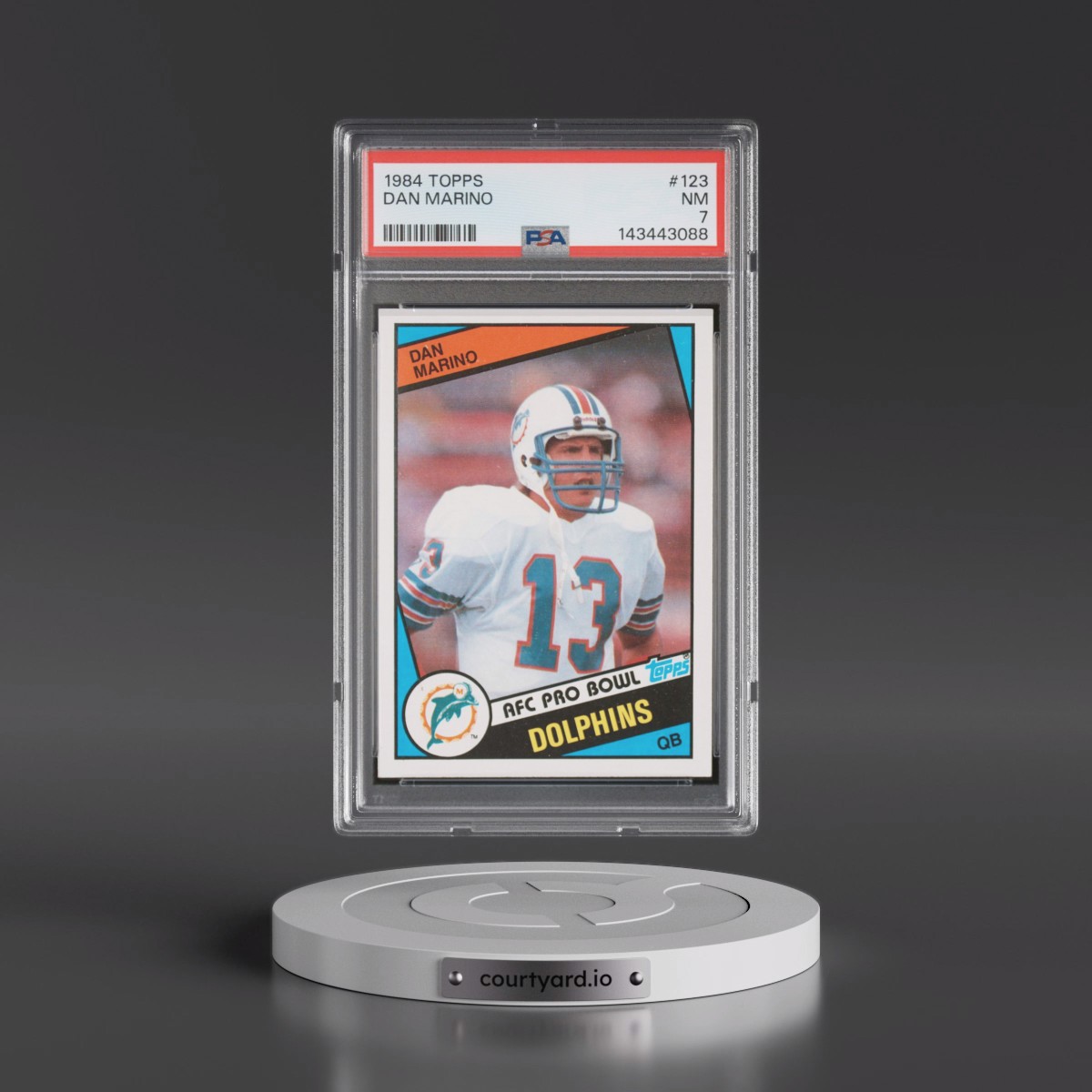 1984 Topps #123 Dan Marino (PSA 7 NM)