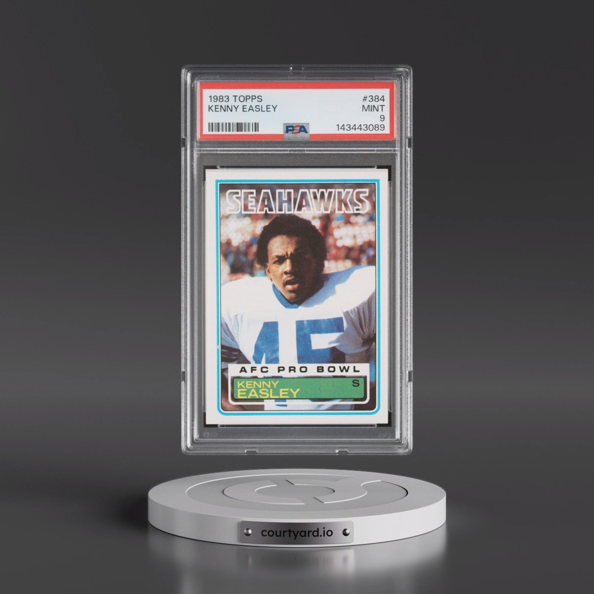 1983 Topps #384 Kenny Easley (PSA 9 MINT)