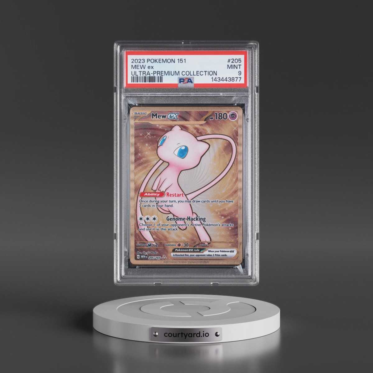 2023 Pokémon 151 Ultra-Premium Collection #205 Mew EX - Holo (PSA 9 MINT)