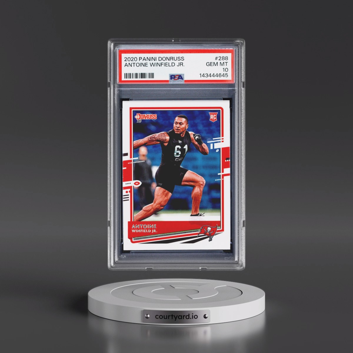 2020 Panini Donruss #288 Antoine Winfield Jr. (PSA 10 GEM MINT)