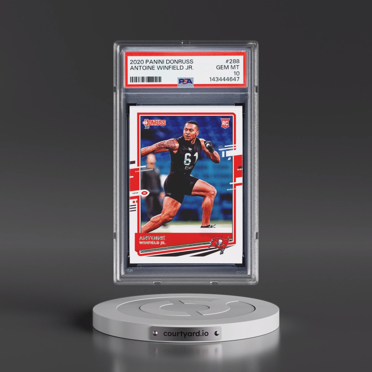 2020 Panini Donruss #288 Antoine Winfield Jr. (PSA 10 GEM MINT)