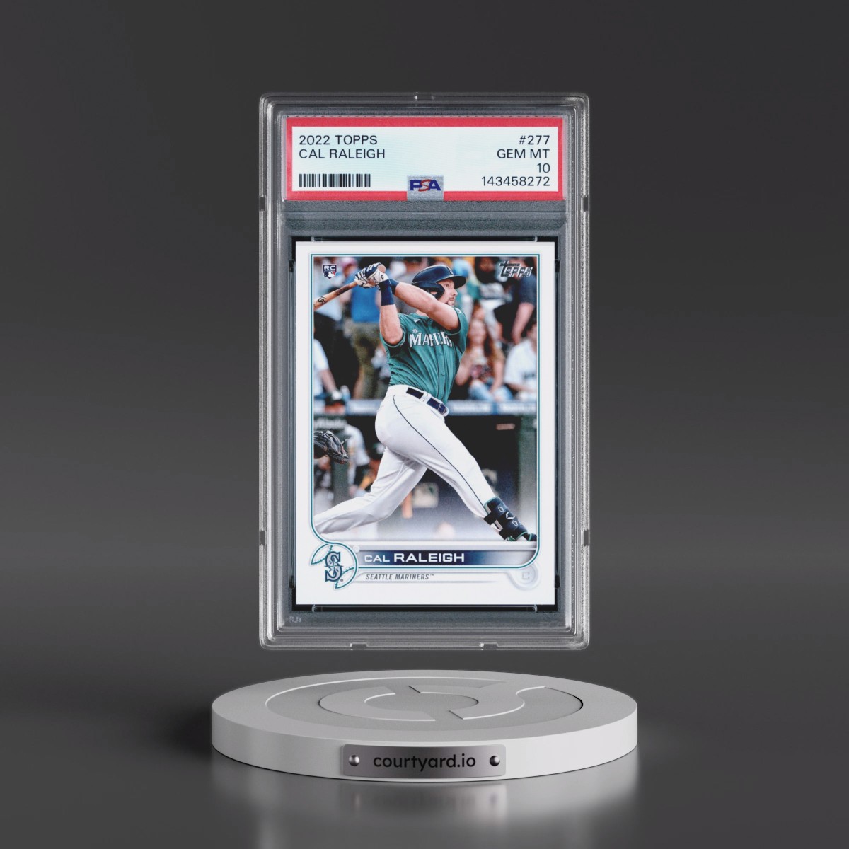 2022 Topps #277 Cal Raleigh (PSA 10 GEM MINT)