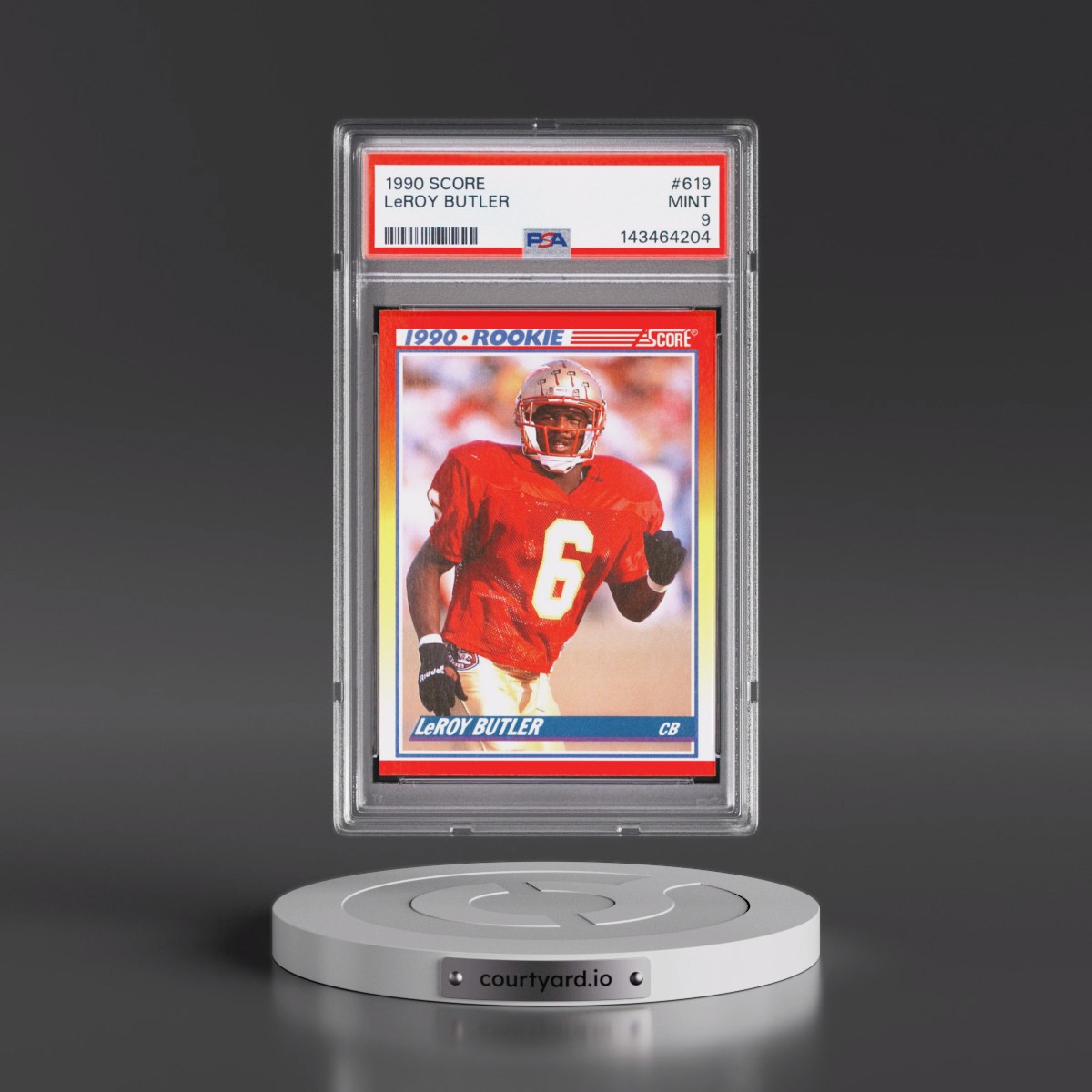 1990 Score LeRoy Butler #619 PSA 9