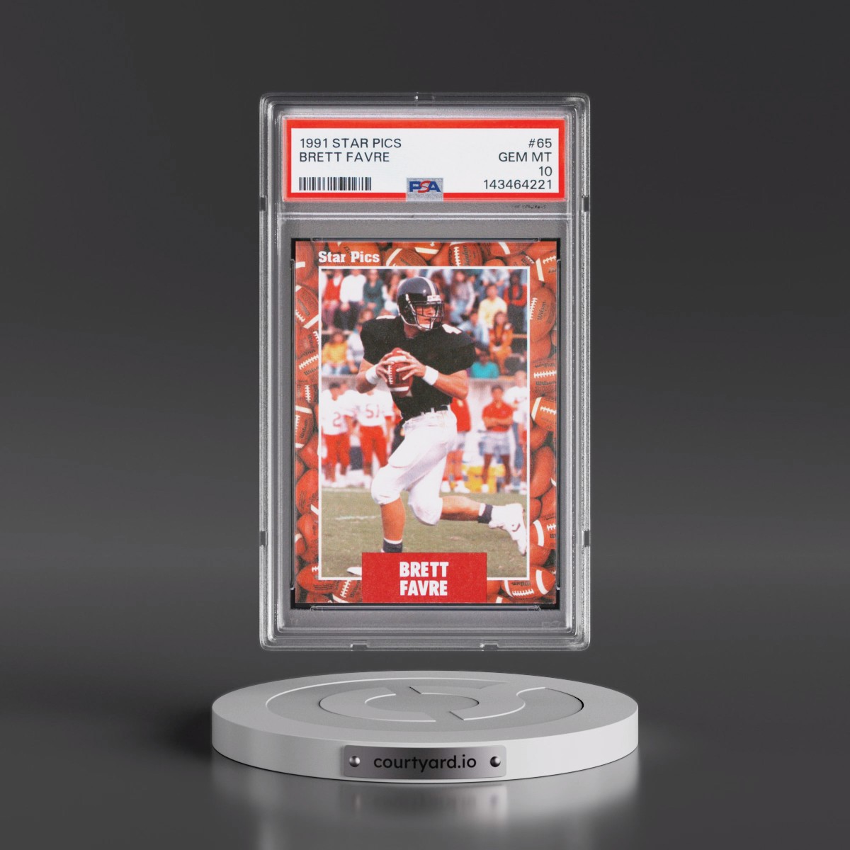 1991 Star Pics #65 Brett Favre (PSA 10 GEM MINT)
