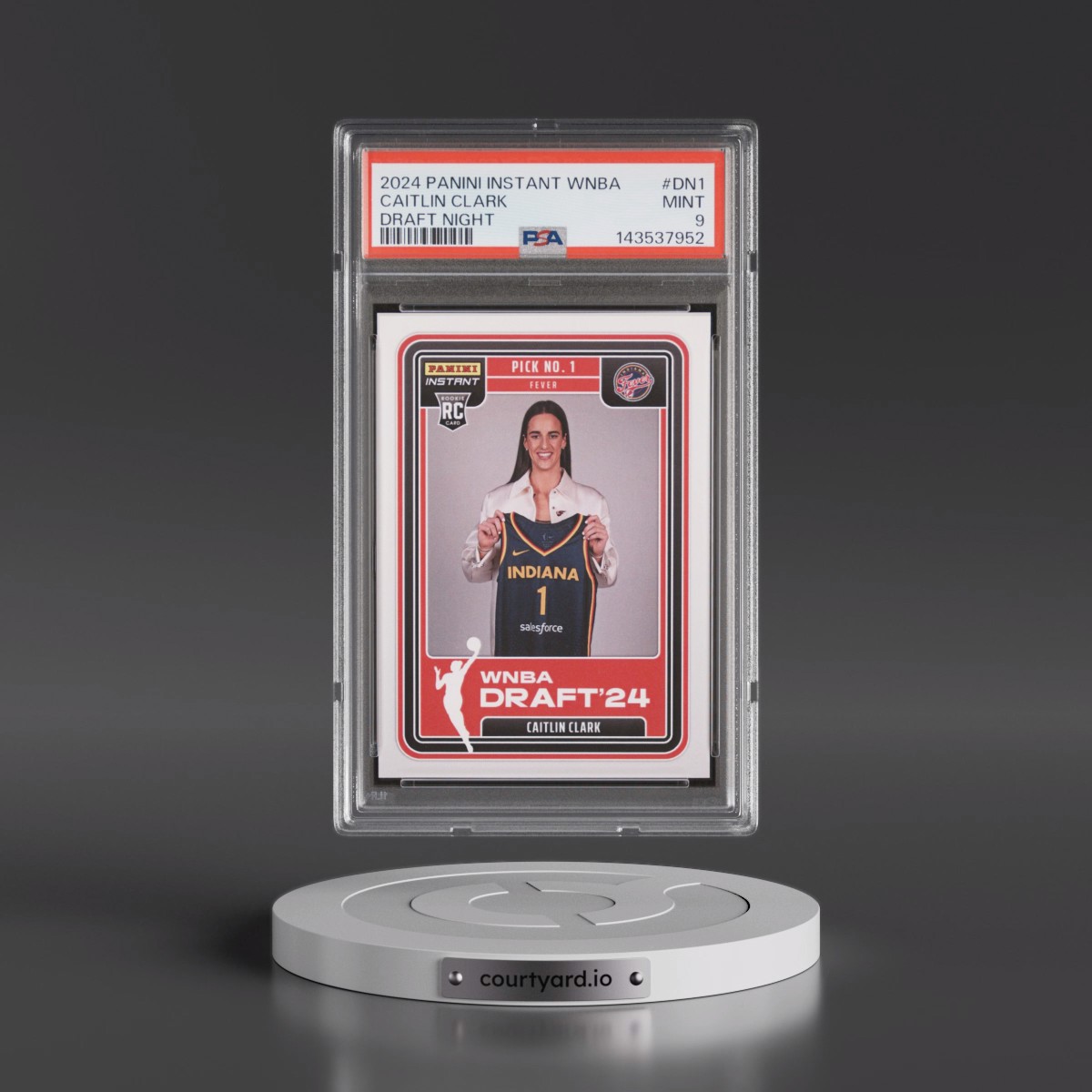 2024 Panini Instant WNBA Draft Night #DN1 Caitlin Clark (PSA 9 MINT)