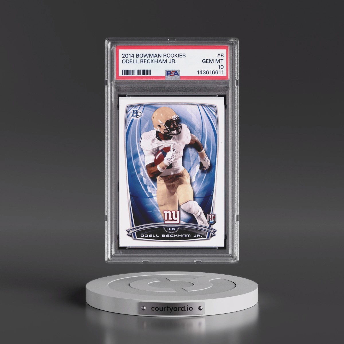 2014 Bowman Rookies #8 Odell Beckham Jr. (PSA 10 GEM MINT)