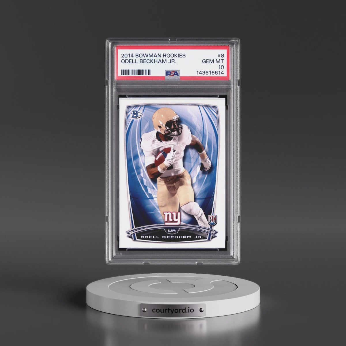 2014 Bowman Rookies #8 Odell Beckham Jr. (PSA 10 GEM MINT)