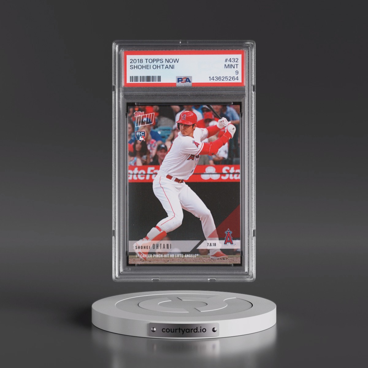 2018 Topps Now Shohei Ohtani #432 PSA 9