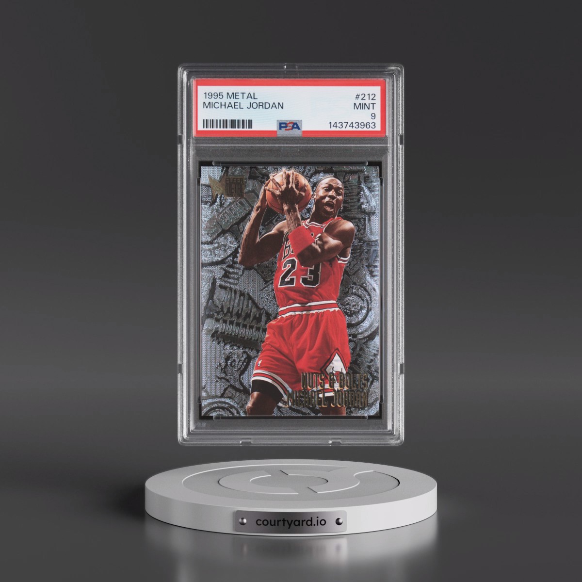 1995 Metal Michael Jordan #212 PSA 9