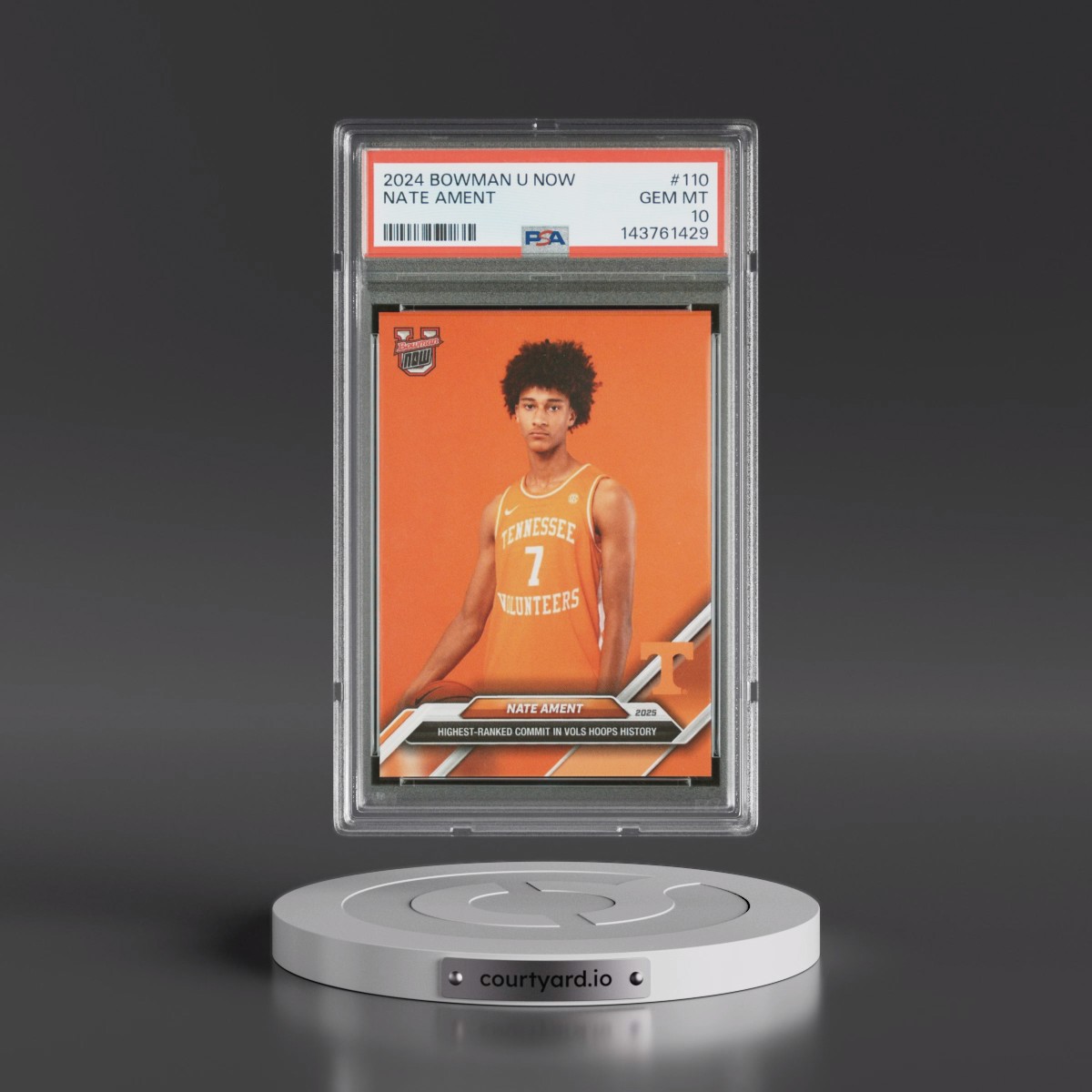 2024 Bowman U Now #110 Nate Ament (PSA 10 GEM MINT)