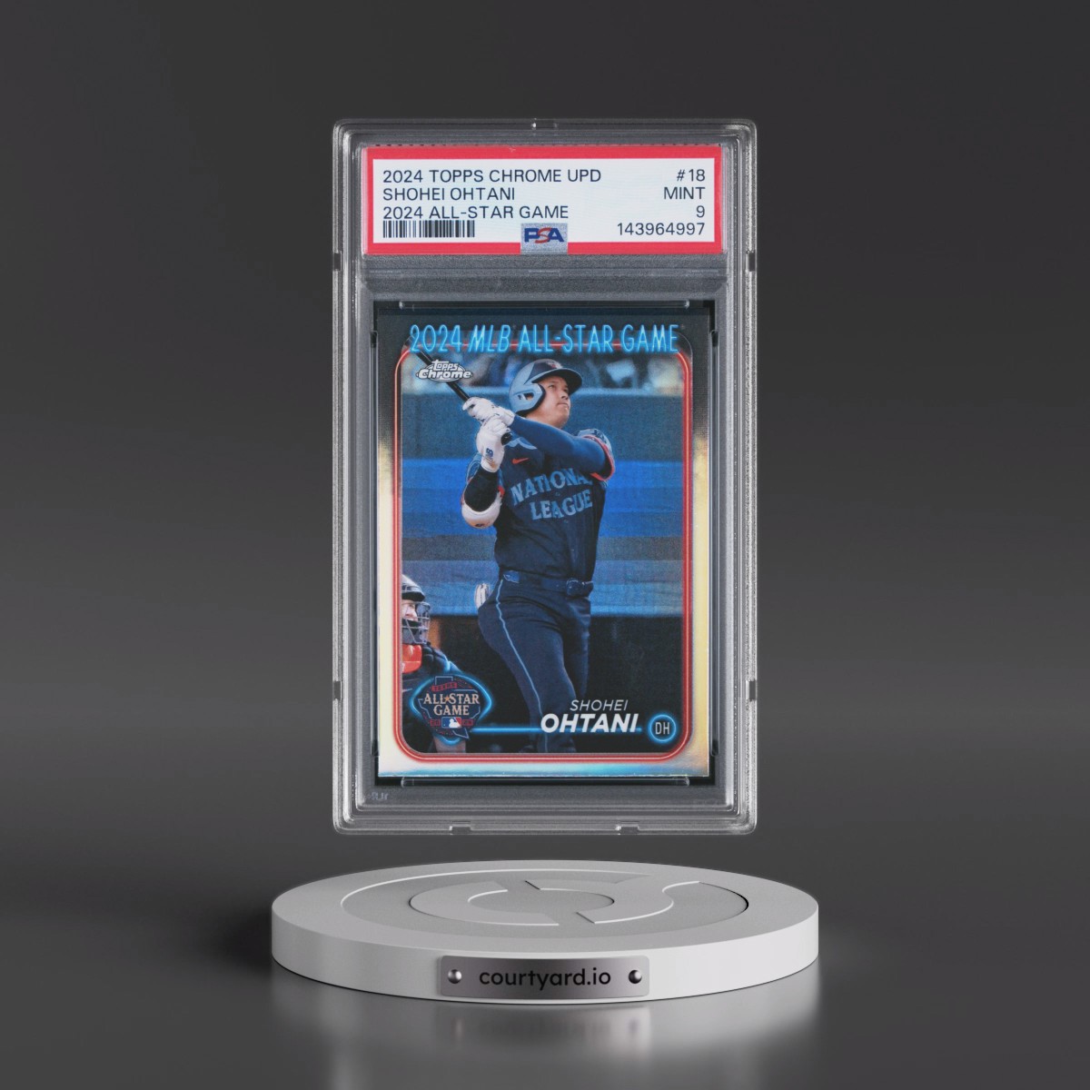 2024 Topps Chrome Update 2024 All-Star Game Chrome #18 Shohei Ohtani (PSA 9 MINT)