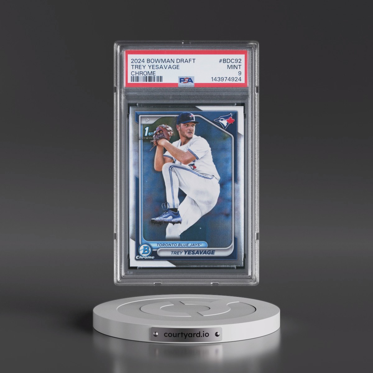 2024 Bowman Draft #BDC92 Trey Yesavage - Chrome (PSA 9 MINT)