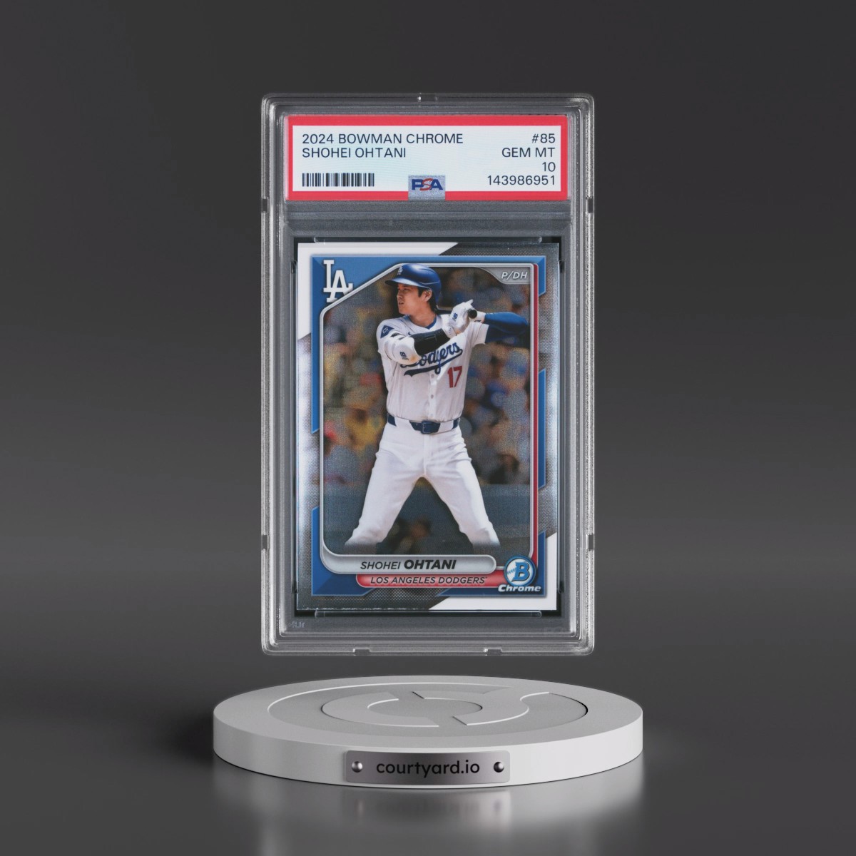 2024 Bowman Chrome #85 Shohei Ohtani (PSA 10 GEM MINT)
