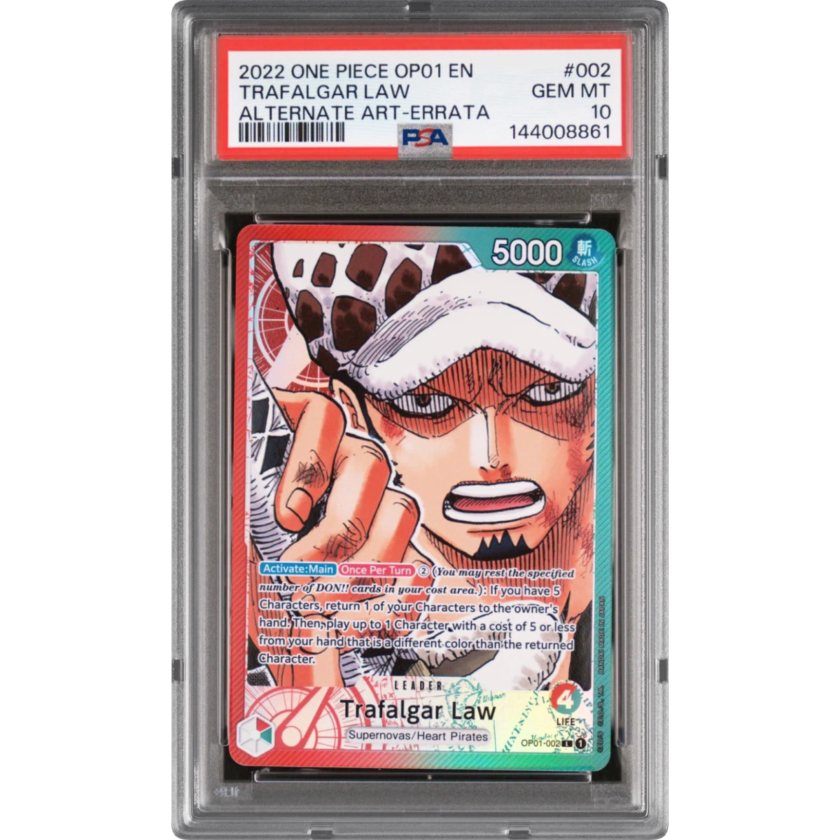 Trafalgar Law card artwork