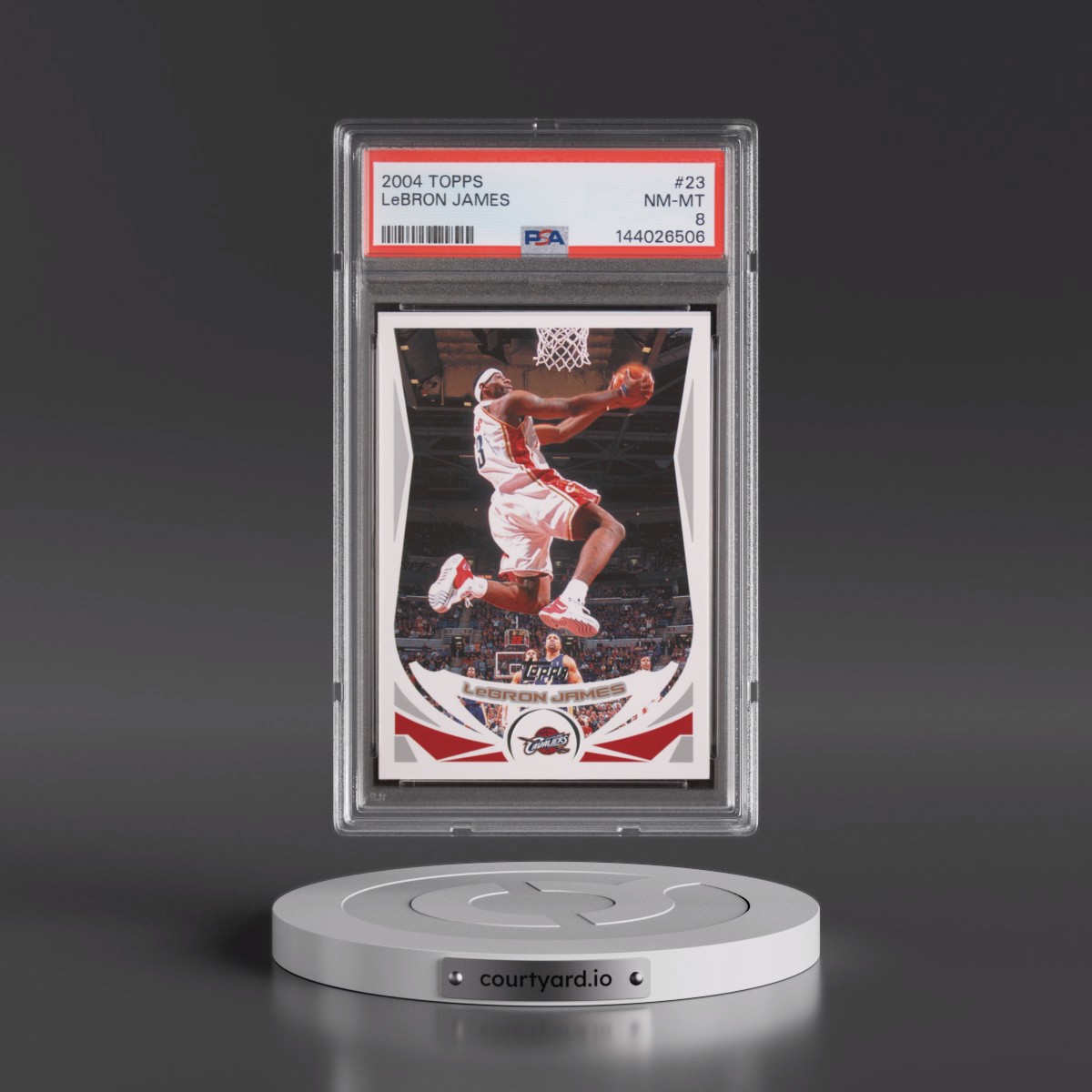 2004 Topps #23 LeBron James (PSA 8 NM-MT)