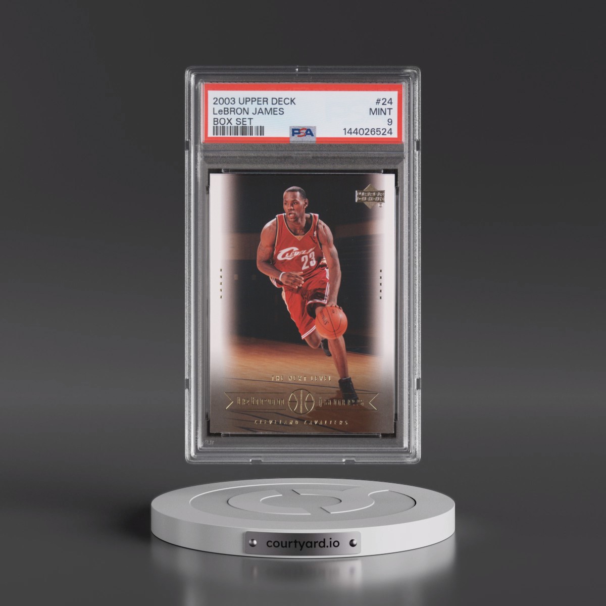 2003 Upper Deck Lebron James Box Set #24 LeBron James (PSA 9 MINT)