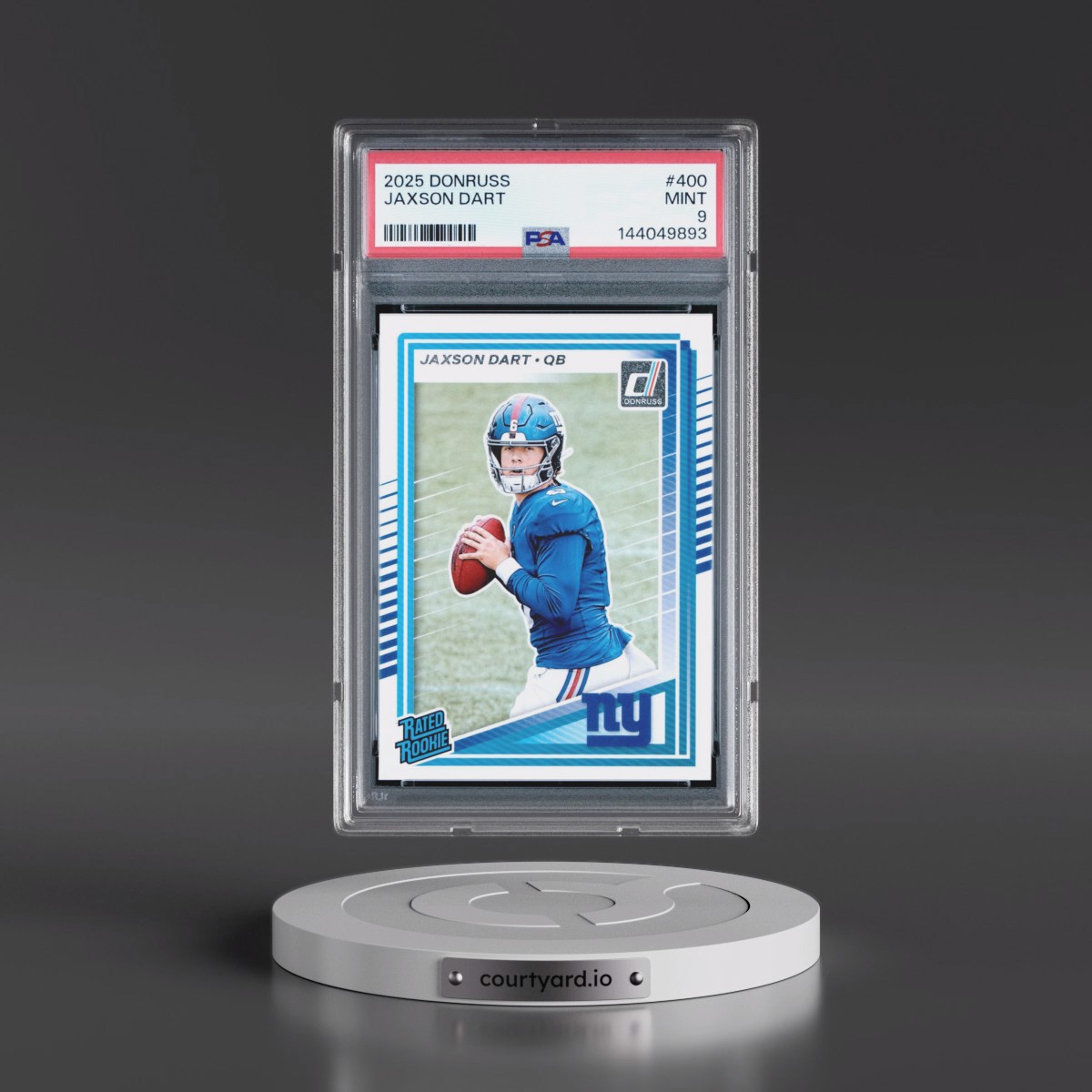 2025 Panini Donruss #400 Jaxson Dart (PSA 9 MINT)