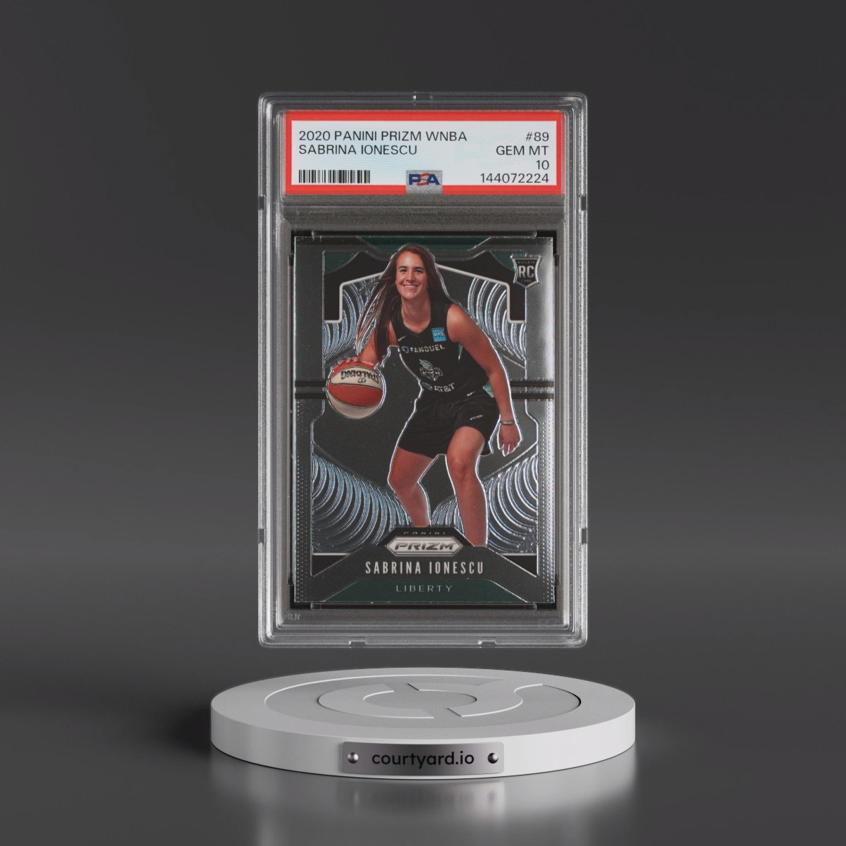 2020 Panini Prizm WNBA #89 Sabrina Ionescu (PSA 10 GEM MINT)