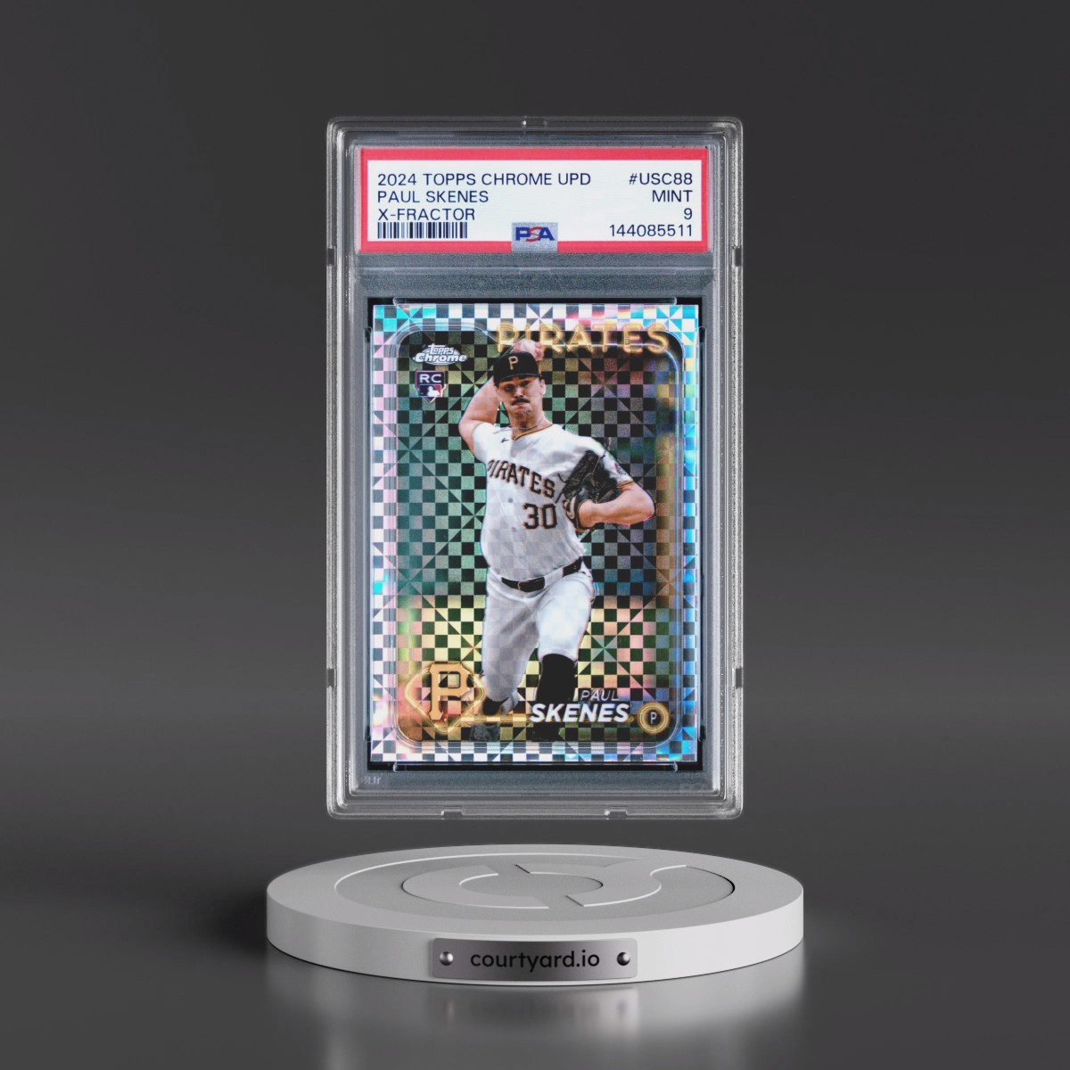 2024 Topps Chrome Update #USC88 Paul Skenes - X-Fractor (PSA 9 MINT)