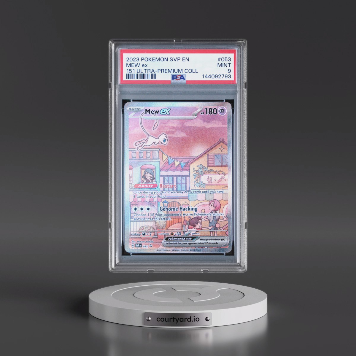 2023 Pokémon Svp EN-SV Black Star Promo #053 Mew EX - Holo 151 Ultra-Premium Collection (PSA 9 MINT)