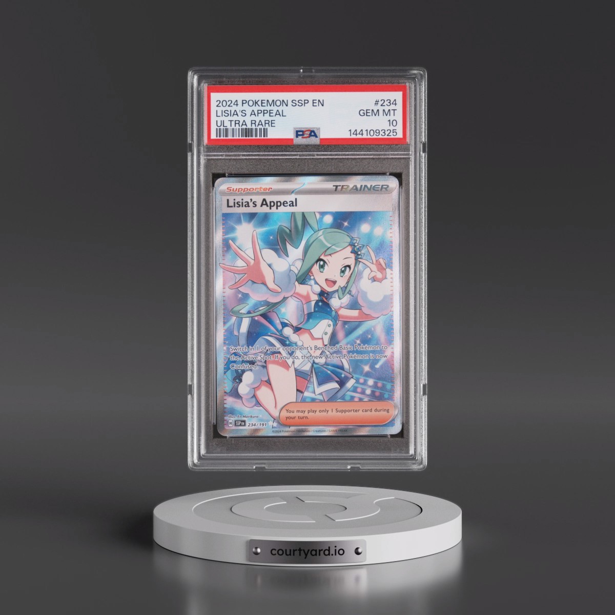 pokemon card jirachi ex 234/182 SV8s T OFFICIAL THAI Stellar Lightning Strike Alola Natchie ex –  Vintage Action Figures main image 0