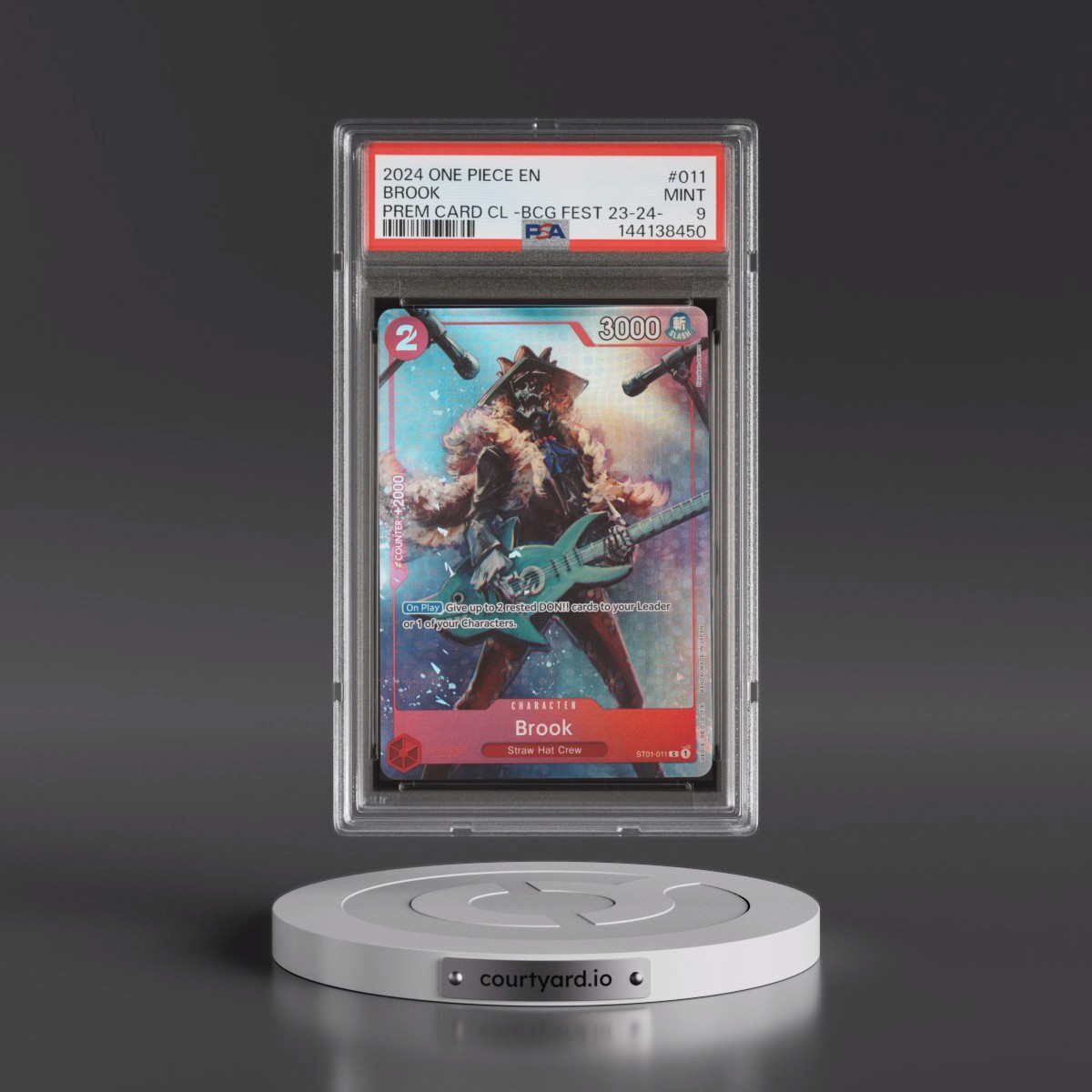 2024 One Piece Premium Card Collection -Bandai Card Games Fest 23-24 Edition #011 Brook (PSA 9 MINT)