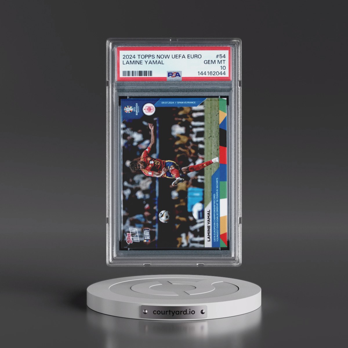 2024 Topps Now UEFA Euro #54 Lamine Yamal (PSA 10 GEM MINT)