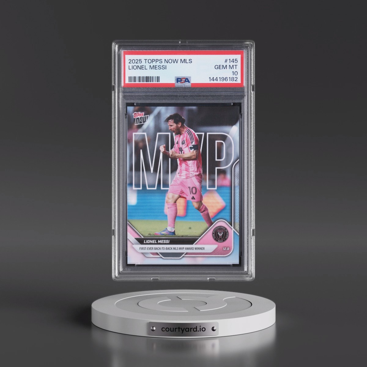 2025 Topps Now MLS #145 Lionel Messi (PSA 10 GEM MINT)