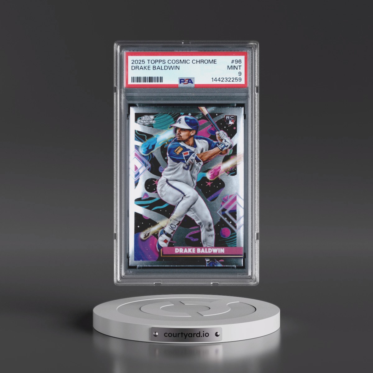 2025 Topps Cosmic Chrome Drake Baldwin #96 PSA 9