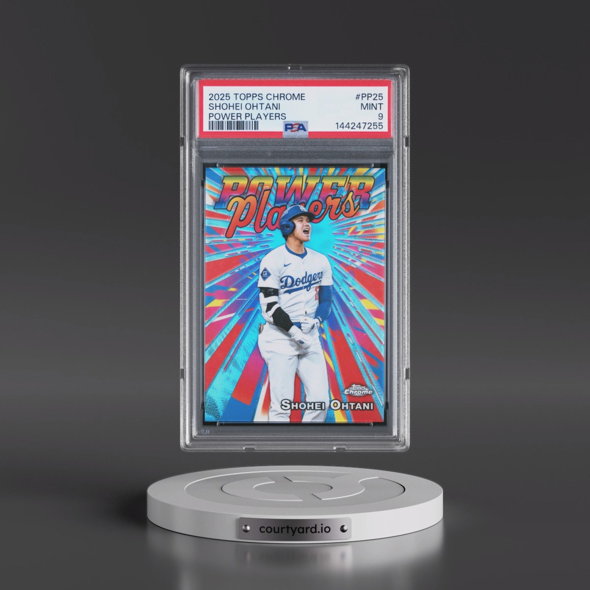 2025 Topps Chrome Power Players #PP25 Shohei Ohtani (PSA 9 MINT)