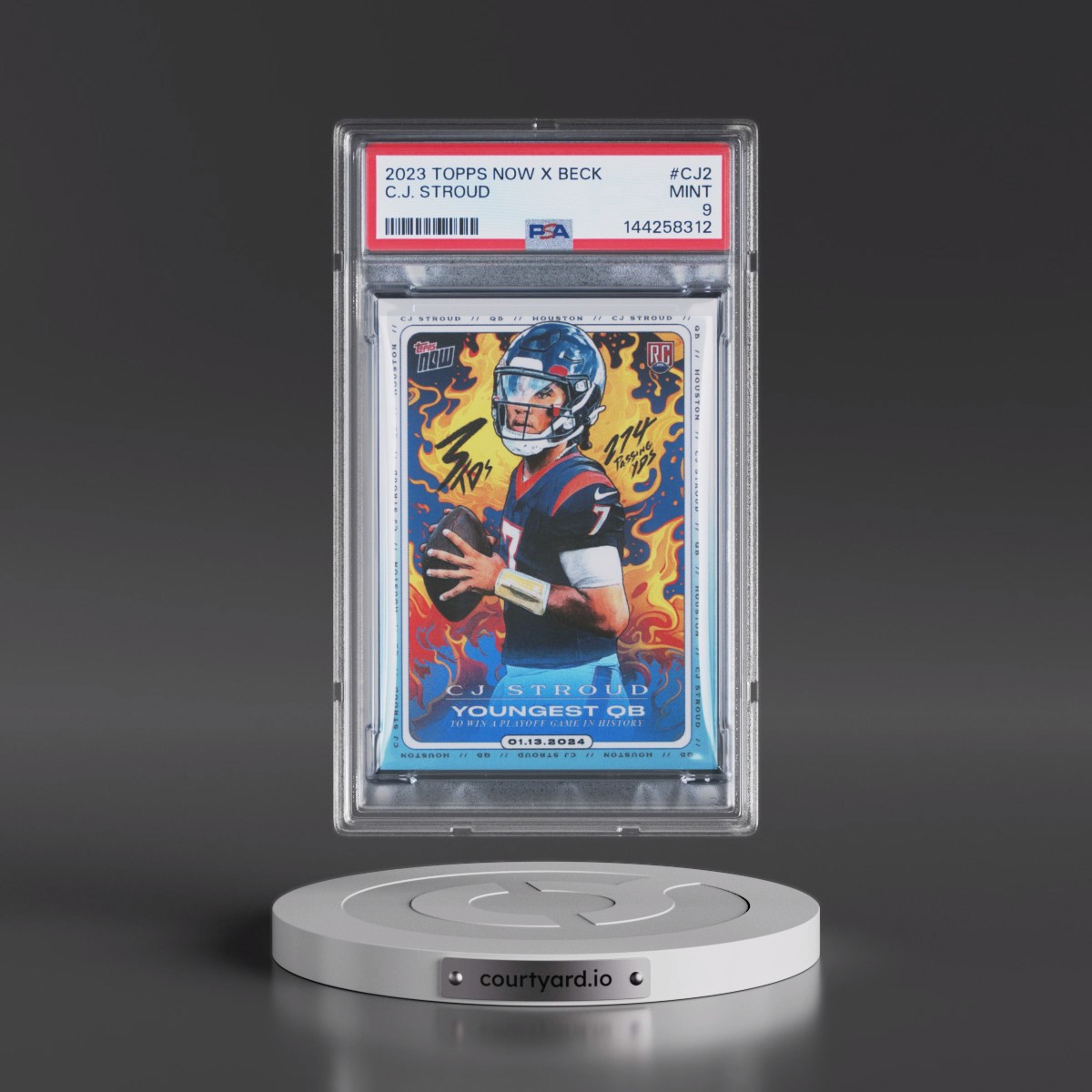 2023 Topps Now X Tyson Beck X C.J. Stroud #CJ2 C.J. Stroud (PSA 9 MINT)