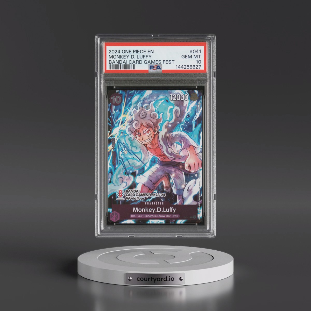 2024 One Piece Promos #041 Monkey D. Luffy - Bandai Card Game Fest (PSA 10 GEM MINT)