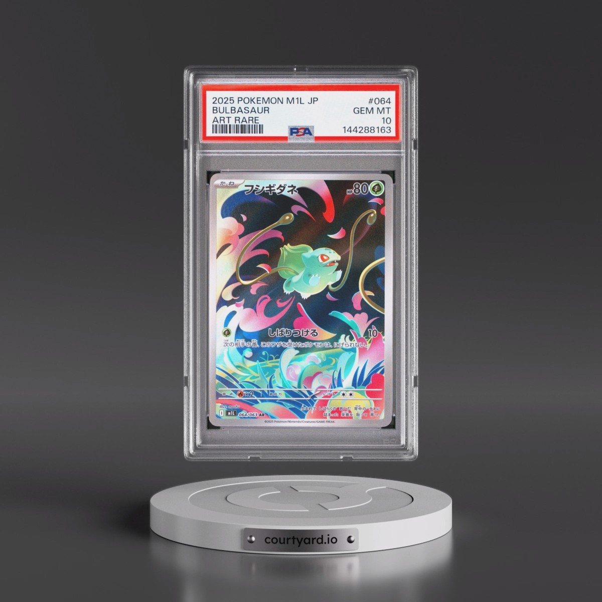 2025 Pokémon M1l-Mega Brave #064 Bulbasaur - Art Rare (PSA 10 GEM MINT)