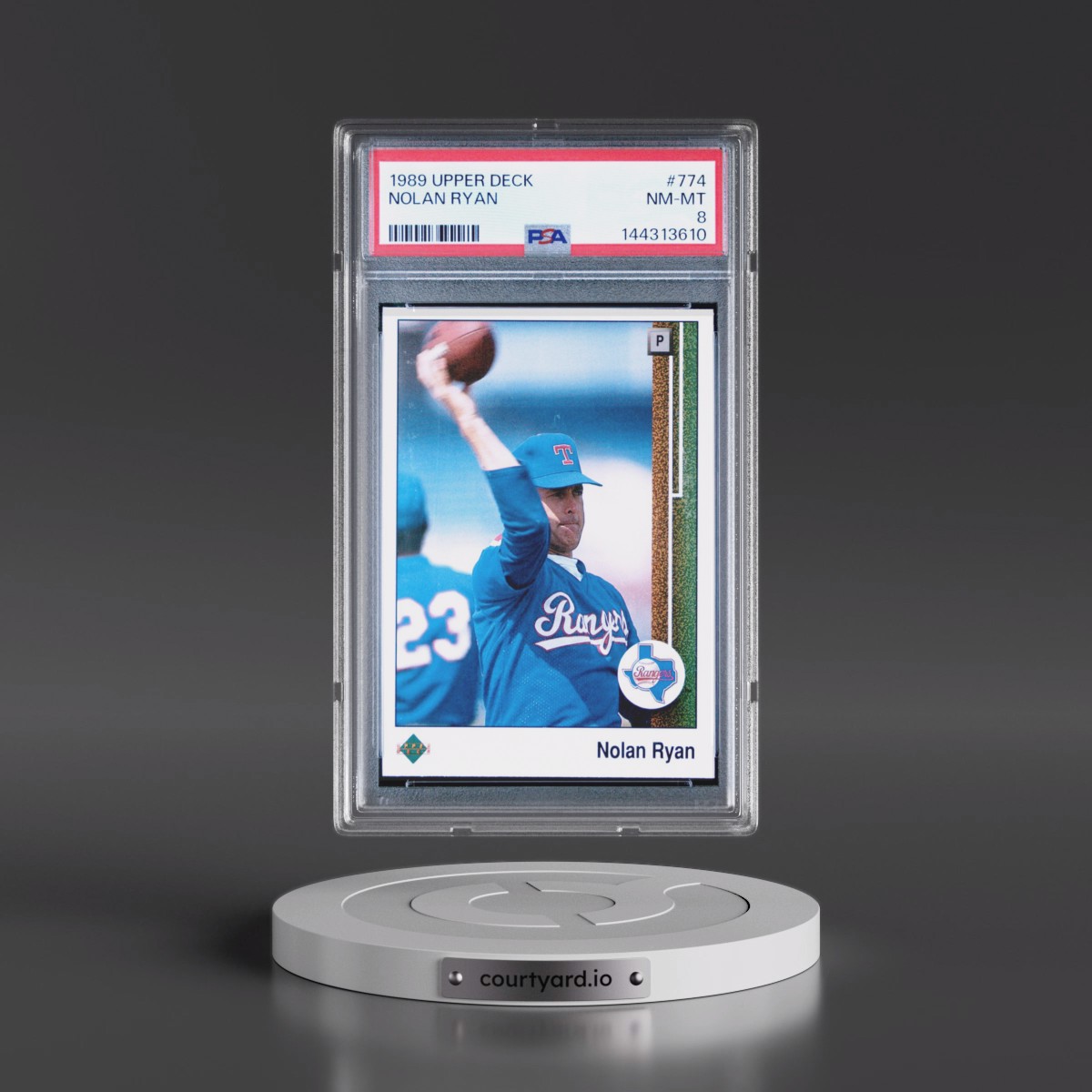 1989 Upper Deck Nolan Ryan #774 PSA 8