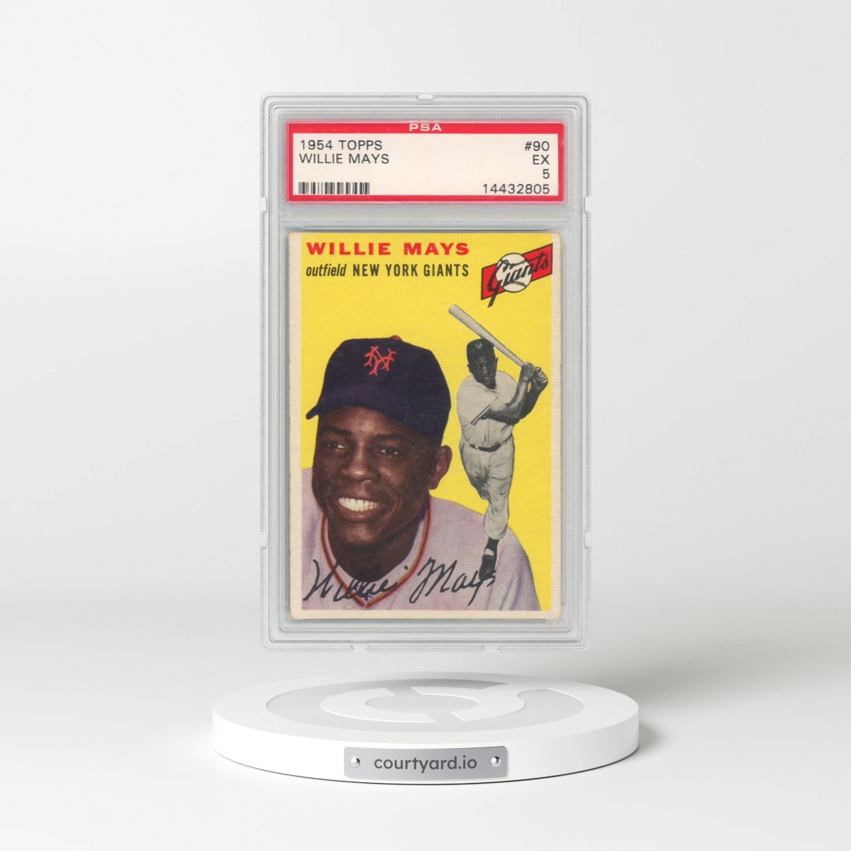 1954 Topps #90 Willie Mays (PSA 5 EX)