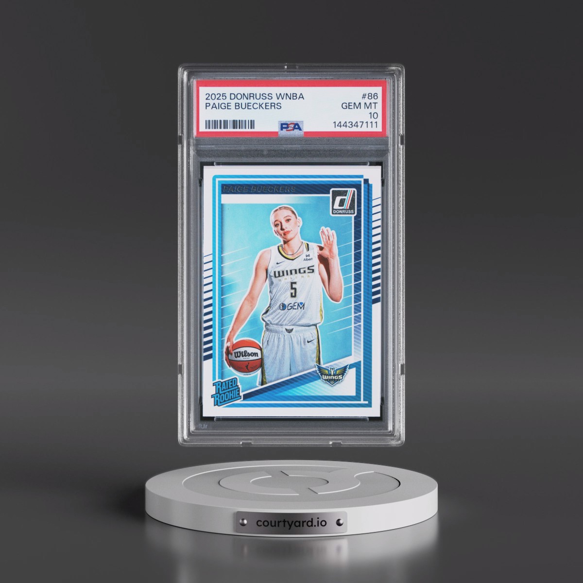 2025 Panini Donruss WNBA #86 Paige Bueckers (PSA 10 GEM MINT)